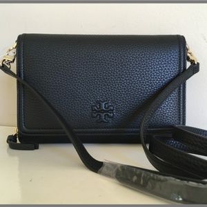 Tory Burch THEA FLAT WALLET CROSSBODY